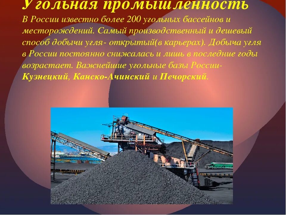 Добыча угля вид деятельности