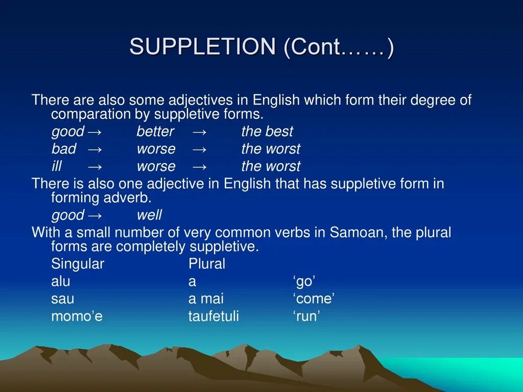 Head teacher перевод. Употребление many much a lot of в английском языке. Suppletive forms of adjectives. Suppletion examples. Rules для твича.