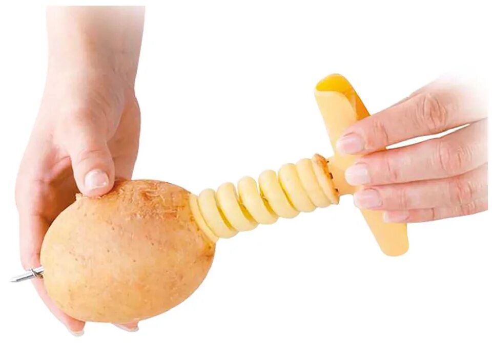 Нож для картофеля купить. Спиральный нож для картофеля. Винтовой нож для картошки. Нож для картошки спиралью. Нож для нарезки картошки спиралью.