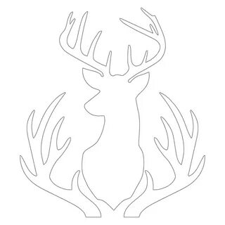 Скачать фото ОЛЕНЬ ИЗ ФАНЕРЫ ТРАФАРЕТ № 78