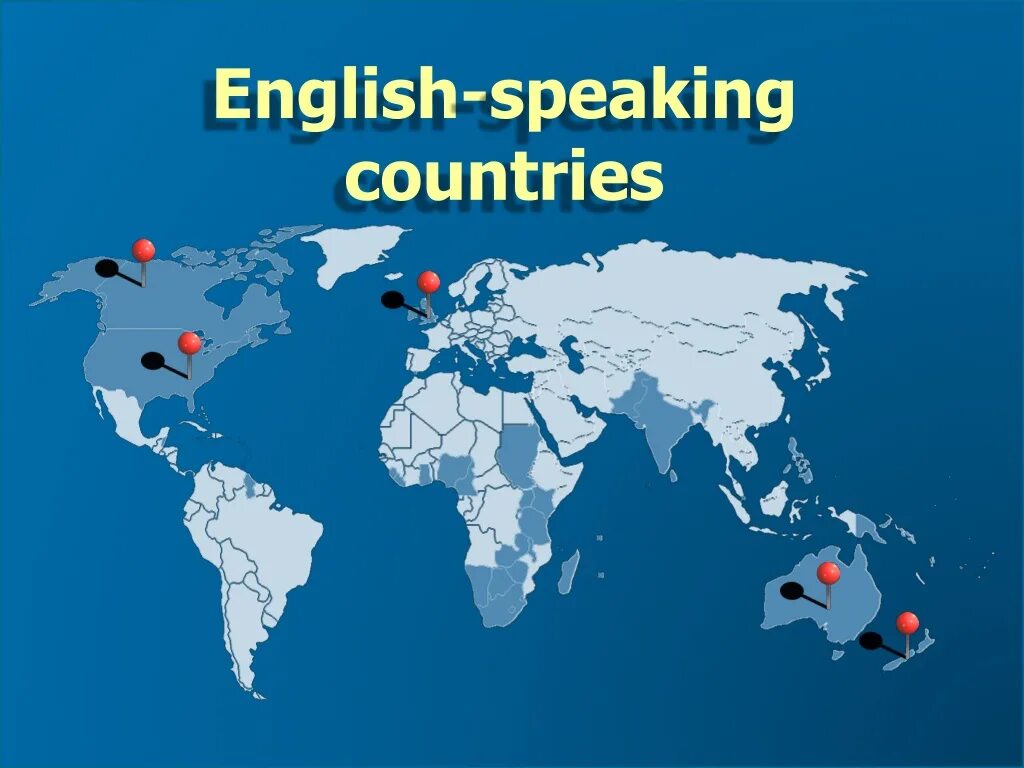 Card countries. Карта English speaking Countries. Англоговорящие страны на карте. Англоязычные страны на карте.