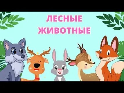 Учим животных леса