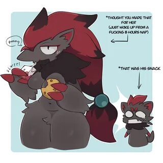 424827 - safe, artist:svkhaiminh, fictional species, mammal, zoroark, zoru...