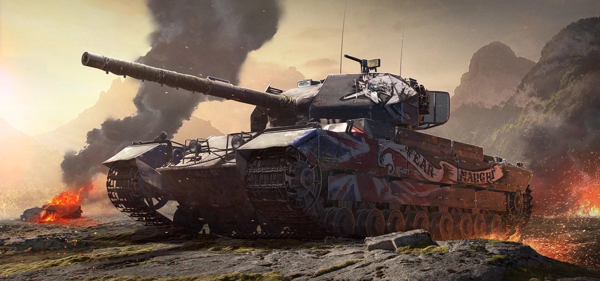 Wot blitz русский. Action x WOT Blitz. Крушитель танк WOT Blitz. Танк Caernarvon Action x. Танк Caernarvon в World of Tanks.