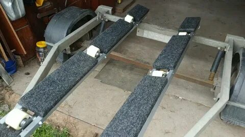 Ложемент для лодки в прицеп своими руками