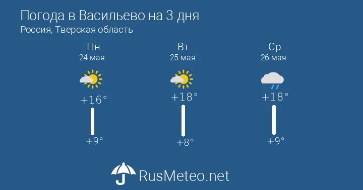 Погода в васильево на неделю точный