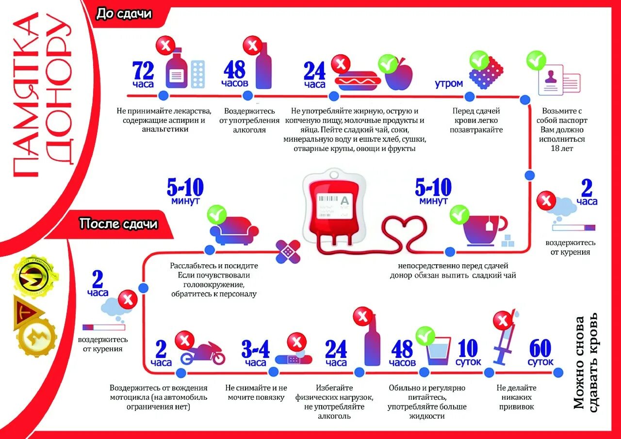 Можно ли донору есть перед сдачей крови. Памятка донору. Памятка донору перед сдачей крови. Памятка донора крови. Памятка донора по питанию.