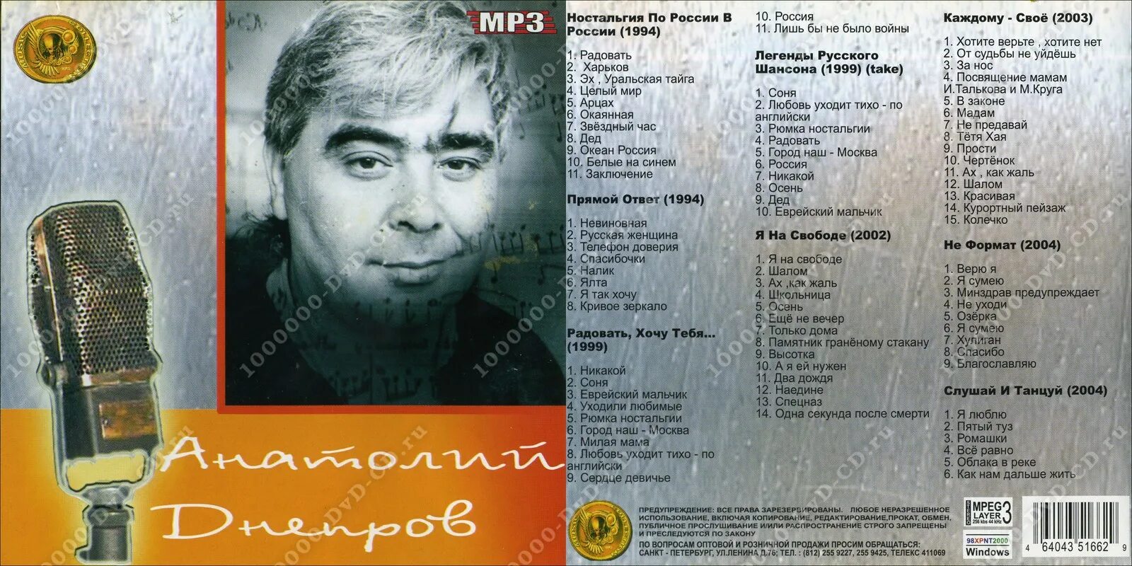 Днепров в молодости. Днепров рассказы. 2003 - grand collection днепров. Днепров в молодости. 2003 - grand collection днепров.