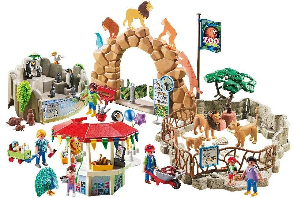 Playmobil зоопарк 6634. Набор с элементами конструктора Playmobil City Life 6634 мой большой зоопарк. Набор зоопарк