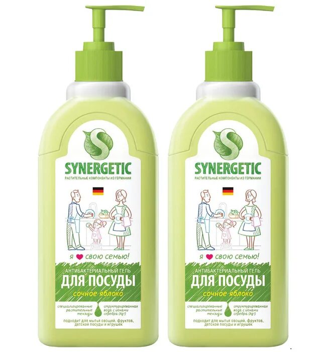 Моющее средство для посуды synergetic. Средство для мытья посуды synergetic, 5.0 л. ср-во synergetic дмытья посуды, дет.игрушек яблоко 500мл арт.103052 (ф24). синергетик средство для мытья посуды состав. синергетик для детей.