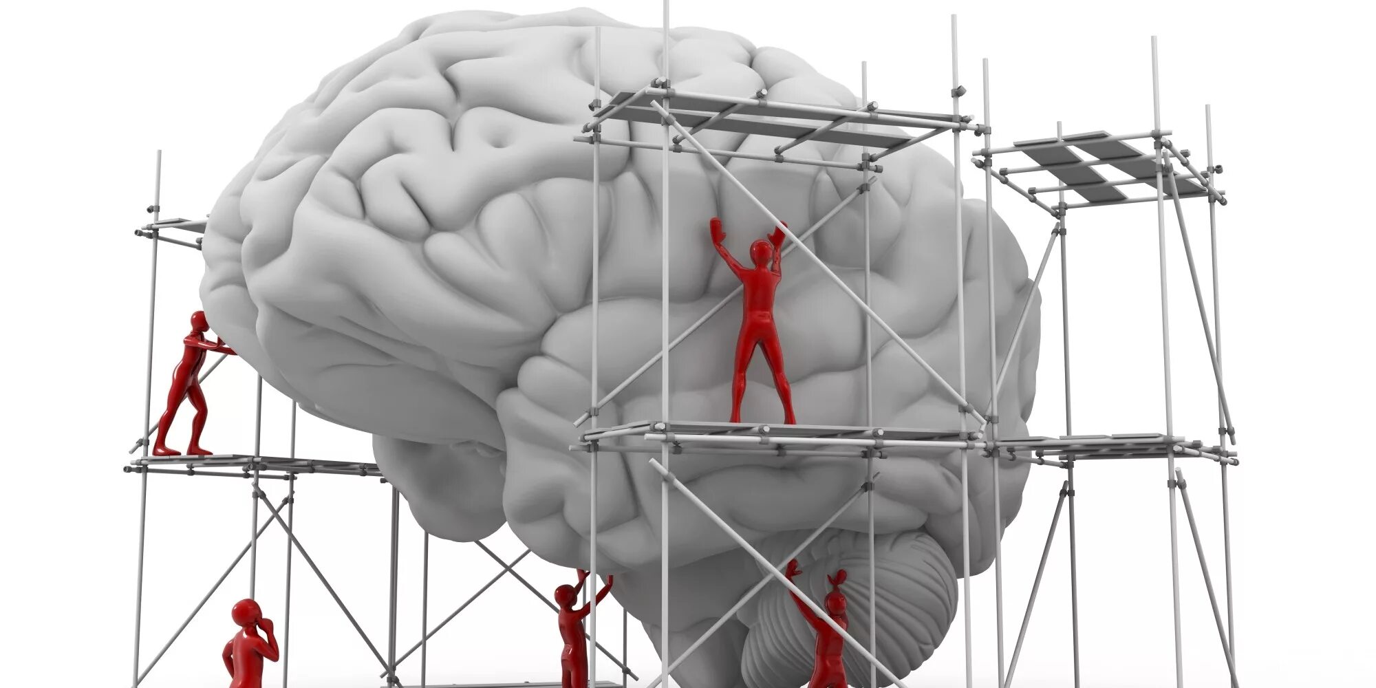 Brain building. Психологическая реклама. Мозги на здании Брюссель. Building a second Brain.