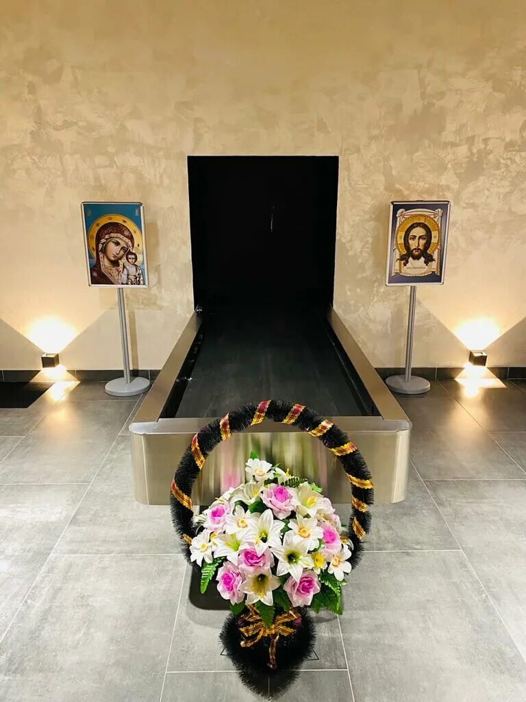 Цветы в крематорий