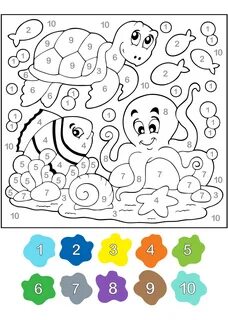 Фото: Раскраска по номерам 