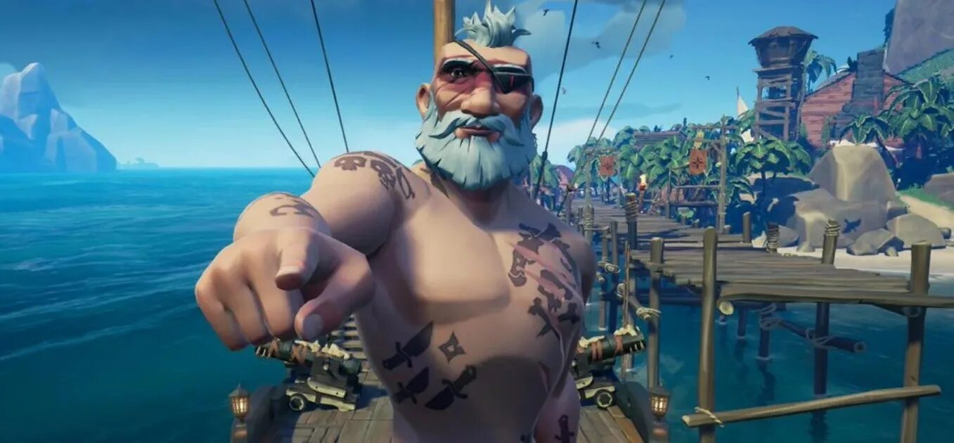 Си оф игра. Игра про пиратов Sea of Thieves. Афины Sea of Thieves. Сеа оф Зевс. Жирный пират Sea of Thieves.