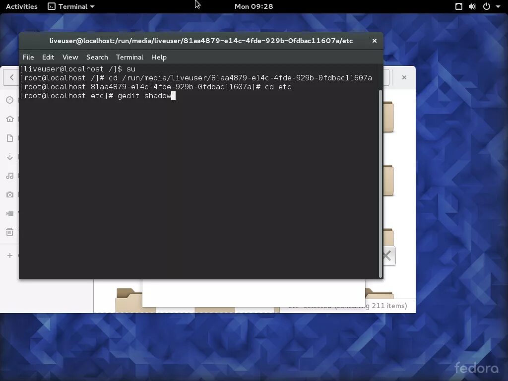 Пароль рут линукс. Восстановление пароля root. как сбросить пароль на root мсвс. root@vs04a&gt;/etc/emcpreg -list. create root password arambian.