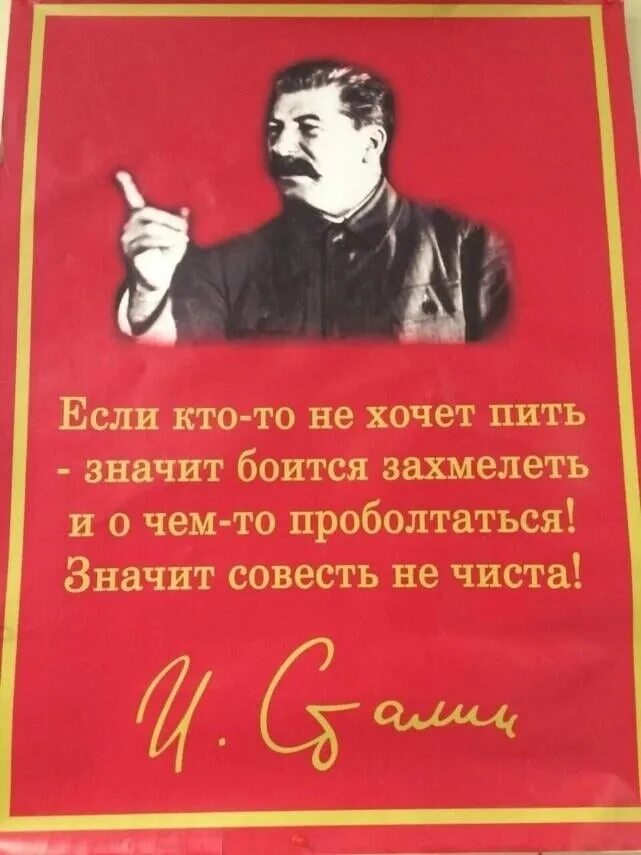 Если человек не пьет поневоле задумываешься. Если кто-то боится пить значит боится захмелеть. Если кто-то не хочет пить. Если не пьет значит боится захмелеть. Если кто не хочет пить значит боится захмелеть Сталин.