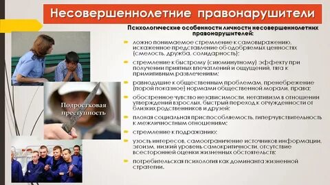 Роль правонарушителя