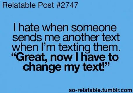 Text me when you re done