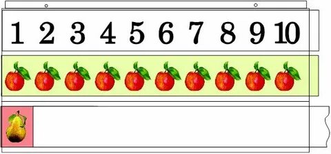 Цифровой ряд от 1 до 10