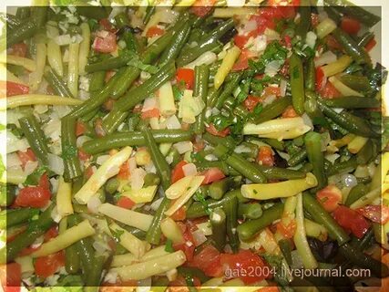 Спаржевая фасоль по грузински