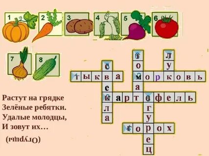Грядки сканворд