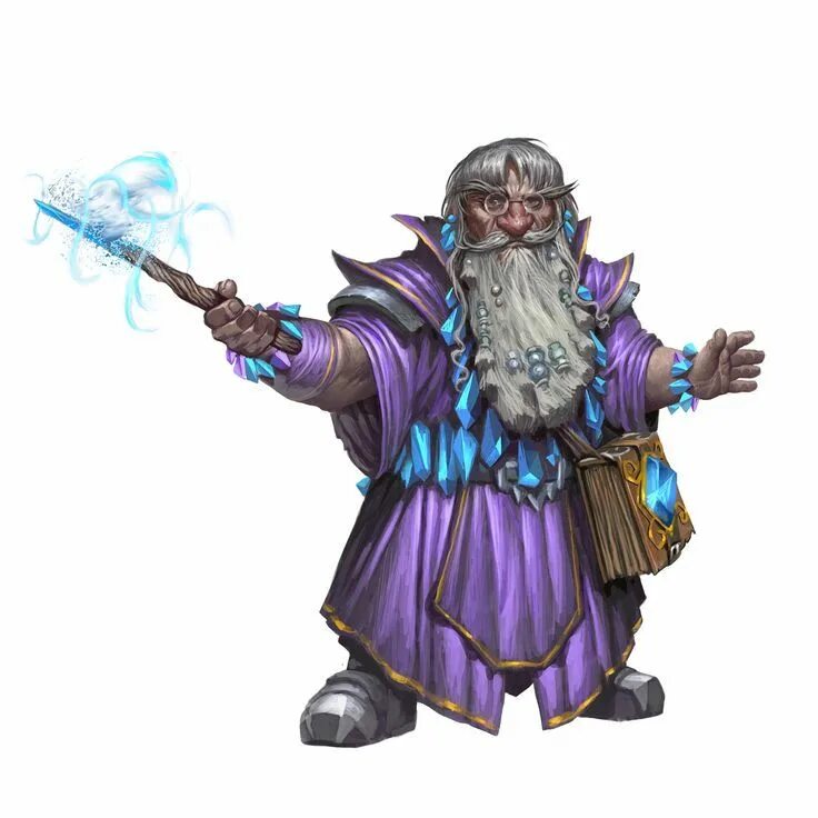 Tiny green wizard