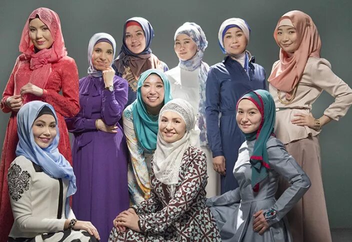 Какие мусульмане в казахстане. Мусульманки Казахстана. Хиджаб в Казахстане. Казахские женщины хиджаб. Казашки в хиджабе.