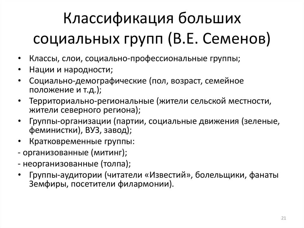 Какая существует классификация групп. Классификация больших социальных групп. Большие социальные группы классификация. Классификация групп в социальной психологии. Классификация больших групп в социальной психологии.