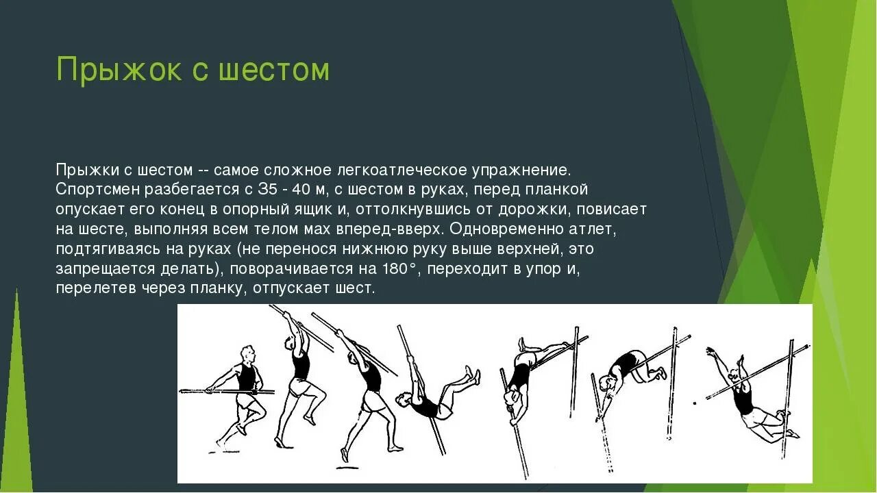 Прыжки в высоту 9 класс. Прыдки с разбега в лёгкой атлетике. Прыжок с шестом техника. Техника прыжка в высоту с шестом. Прыжок с шестом в легкой атлетике.