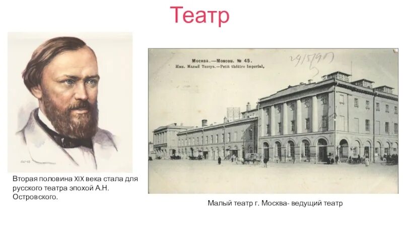 Сообщение театр 19 века. Московский малый театр 19 века. Малый театр во второй половине 19 века. Малый театр в Москве 19 век дом Островского. Малый театр в первой половине 19 века в России.