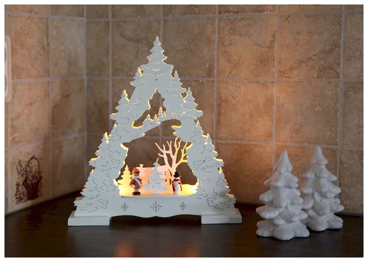 Новогодний декор с подсветкой Decoração de Natal para Jardim: 27 Ideias Criativas com Passo a Passo Revista
