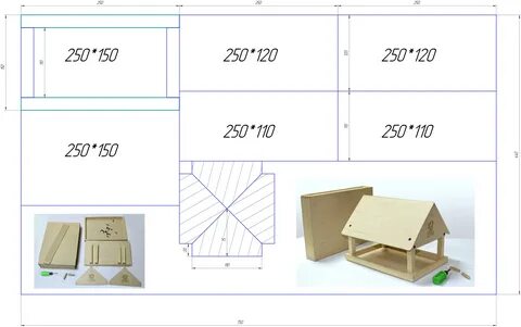 Кормушка для птиц своими руками чертеж фото, видео - 38rosta.ru
