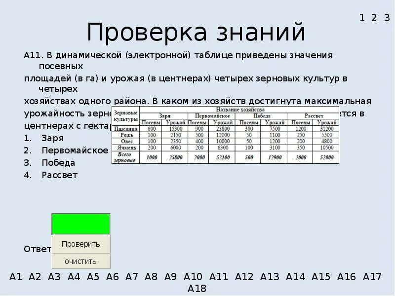 На основе анализа данных приведенной таблицы укажите. Динамические электронные таблицы. В динамической таблице приведены значенияпосевных площадей и урожай. Возможности динамических электронных таблиц Информатика. Презентация по информатике 8 класс на тему электронные таблицы.