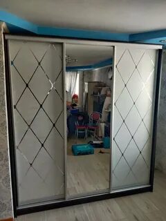 Шкаф купе ромбы