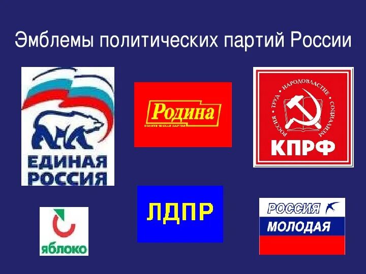 Народная партия россии политические партии россии. Логотипы партий. Символы политических партий. Политические логотипы. Логотипы российских партий.