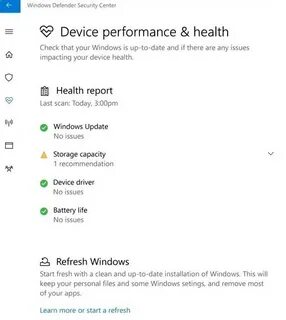 Device performance
