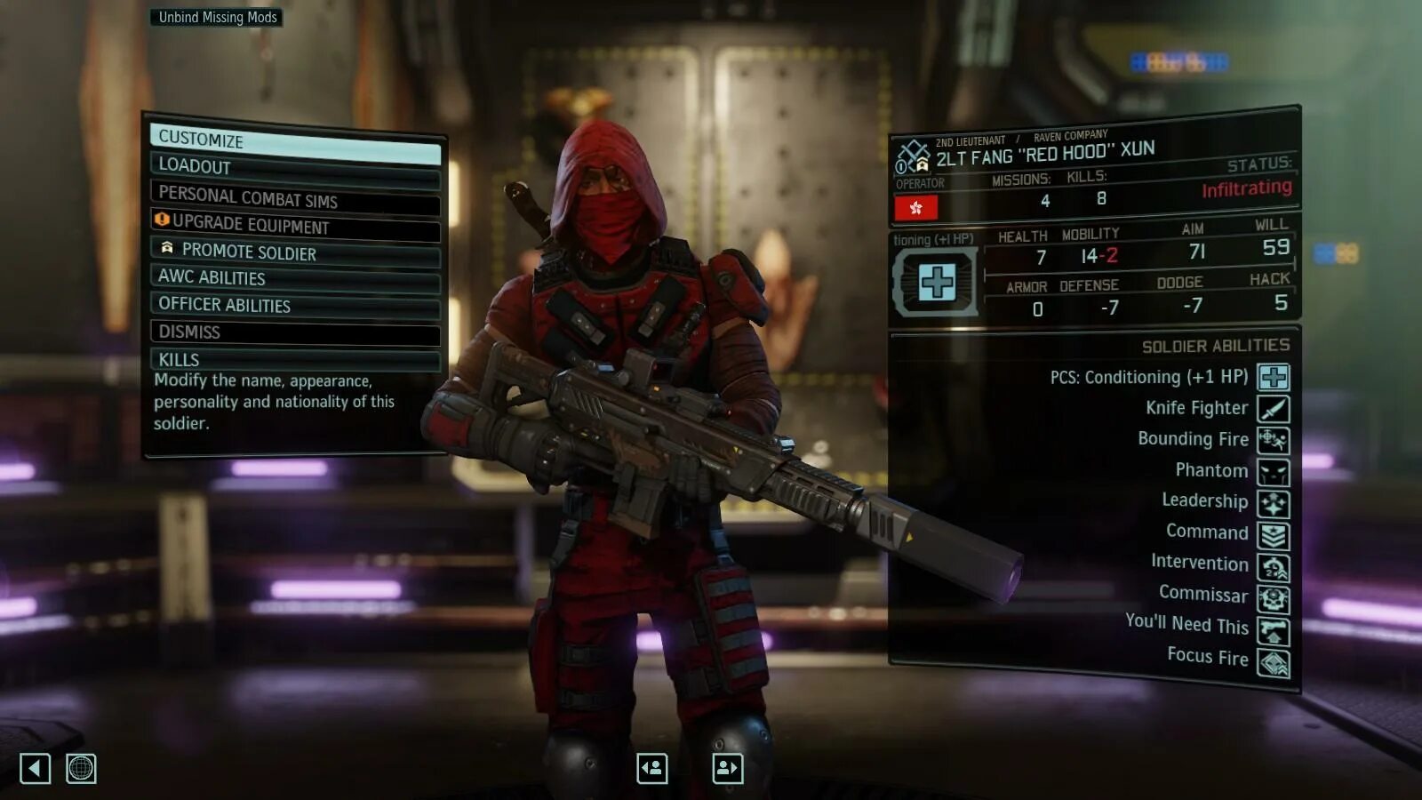 Required mods missing