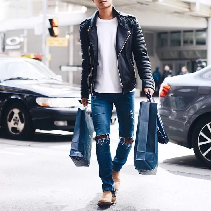 Pin by Yahya Bülbül on Men Leather jacket men style, Leather jacket outfit men, 