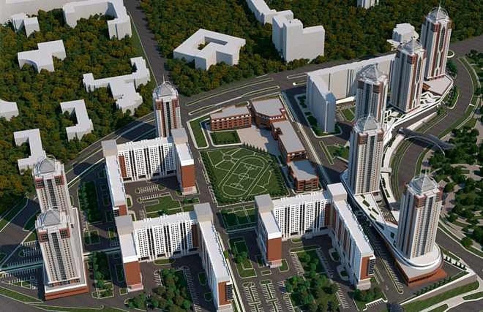 Микрорайоны города октябрьского
