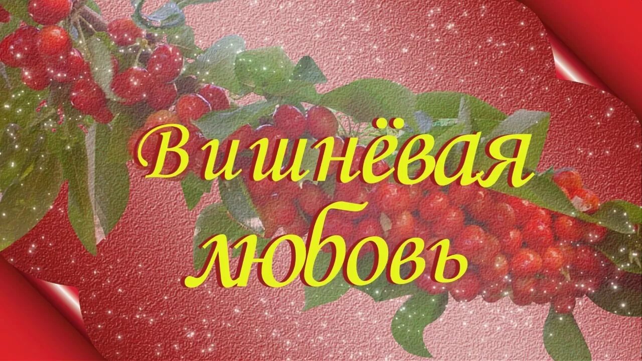 Песня вишневый ветер. Вишневая любовь. Вишня и любовь. Зреет вишня любовь.