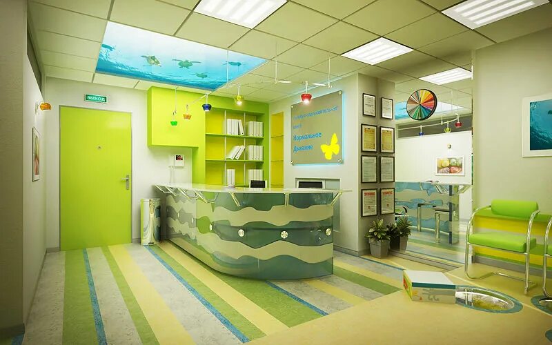 Указатели в детской поликлинике. Стены в детской больнице. Интерьер детской поликлиники. Порядок прикрепления к поликлинике по месту прописки. Украшение коридора в детском саду.