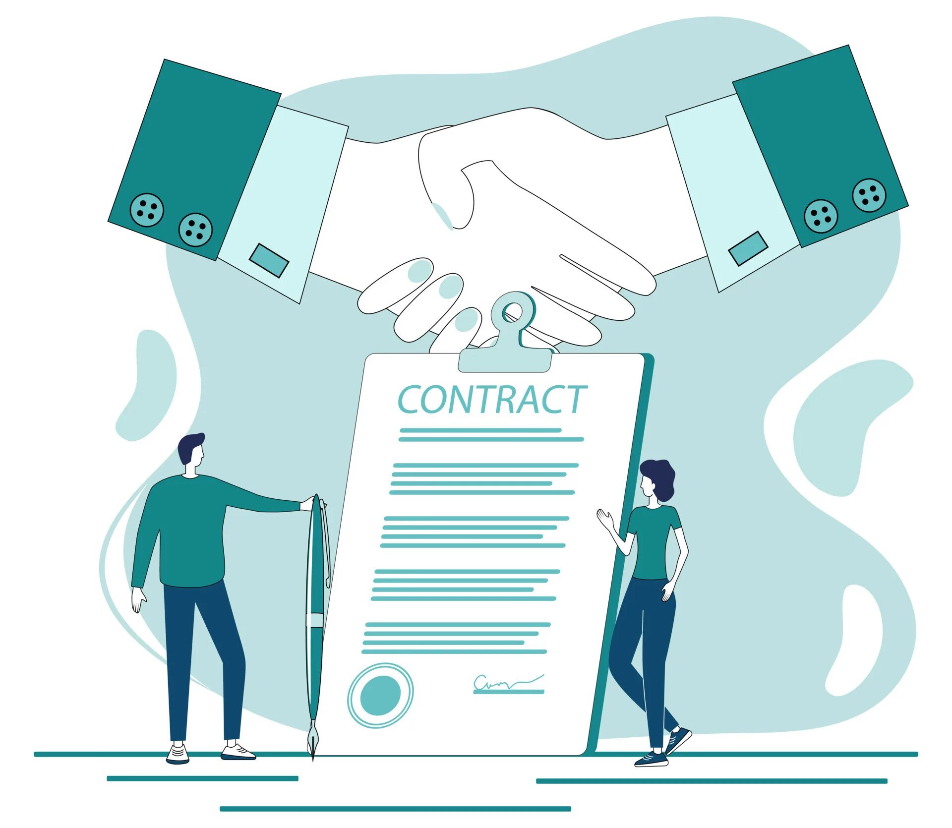 Page contract. Заключение вектор. бытовая сделка иллюстрация. contracts and transaction иконка для сайта. sign the contract big boy.
