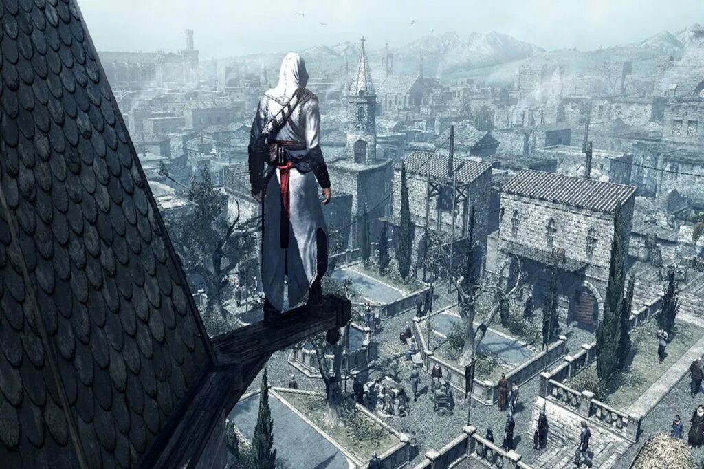 Ассасин крид первая часть. Assassin s Creed 1. Assassin’s Creed (игра) 2007. Открытый мир в ассасин Крид 2. Assassin's Creed 1 ENB.