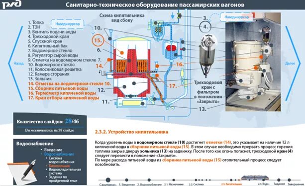 Кипятильник пассажирского вагона. Санитарно-техническое оборудование пассажирского вагона. Устройство кипятильника в пассажирском вагоне. Схема комбинированного кипятильника пассажирского вагона. Система водоснабжения пассажирского вагона.