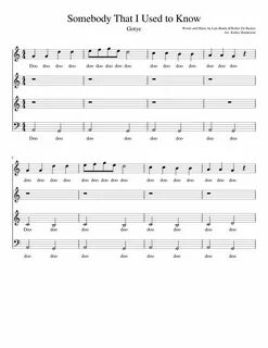 Somebody used to know текст перевод