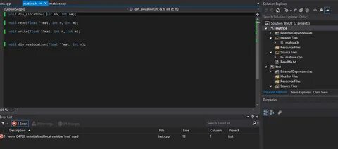 Uninitialized variable