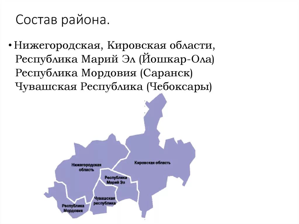 Бик волго вятский. Субъекты РФ, входящие в Волго-Вятский экономический район. Субъекты РФ входящие в состав Волго-Вятского экономического района. Центральная Россия Волго-Вятский район. Состав центральной России Волго Вятский район.