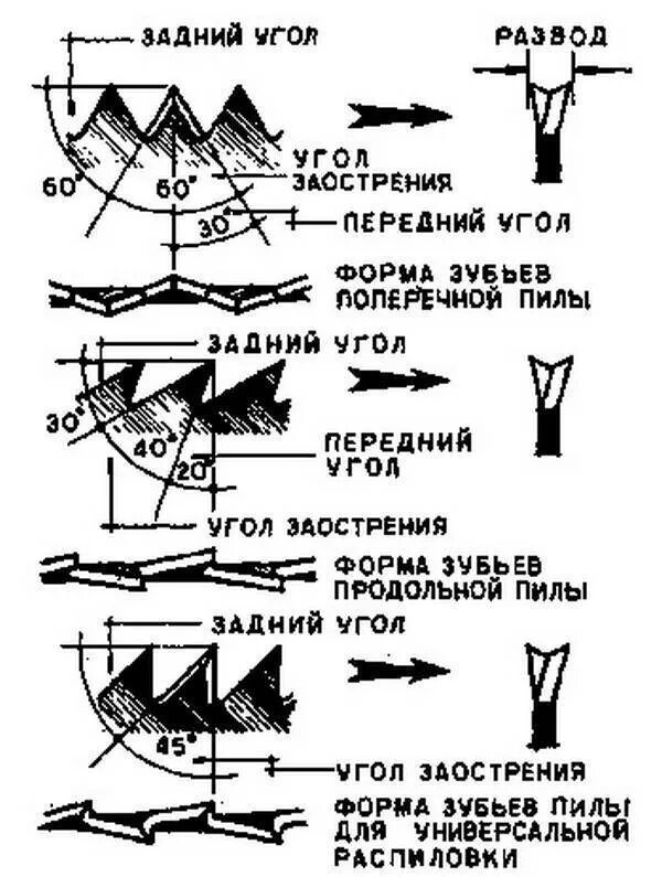 Как точить пилу