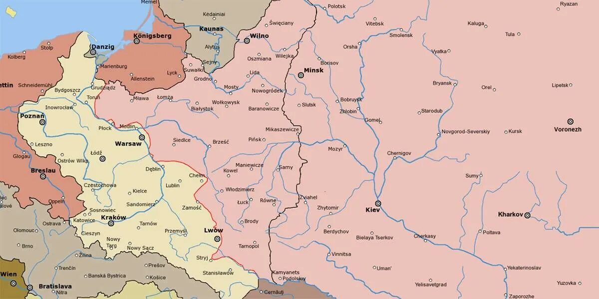 Какая территория отойдет польше