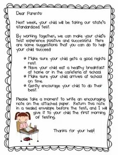 I write to my parents